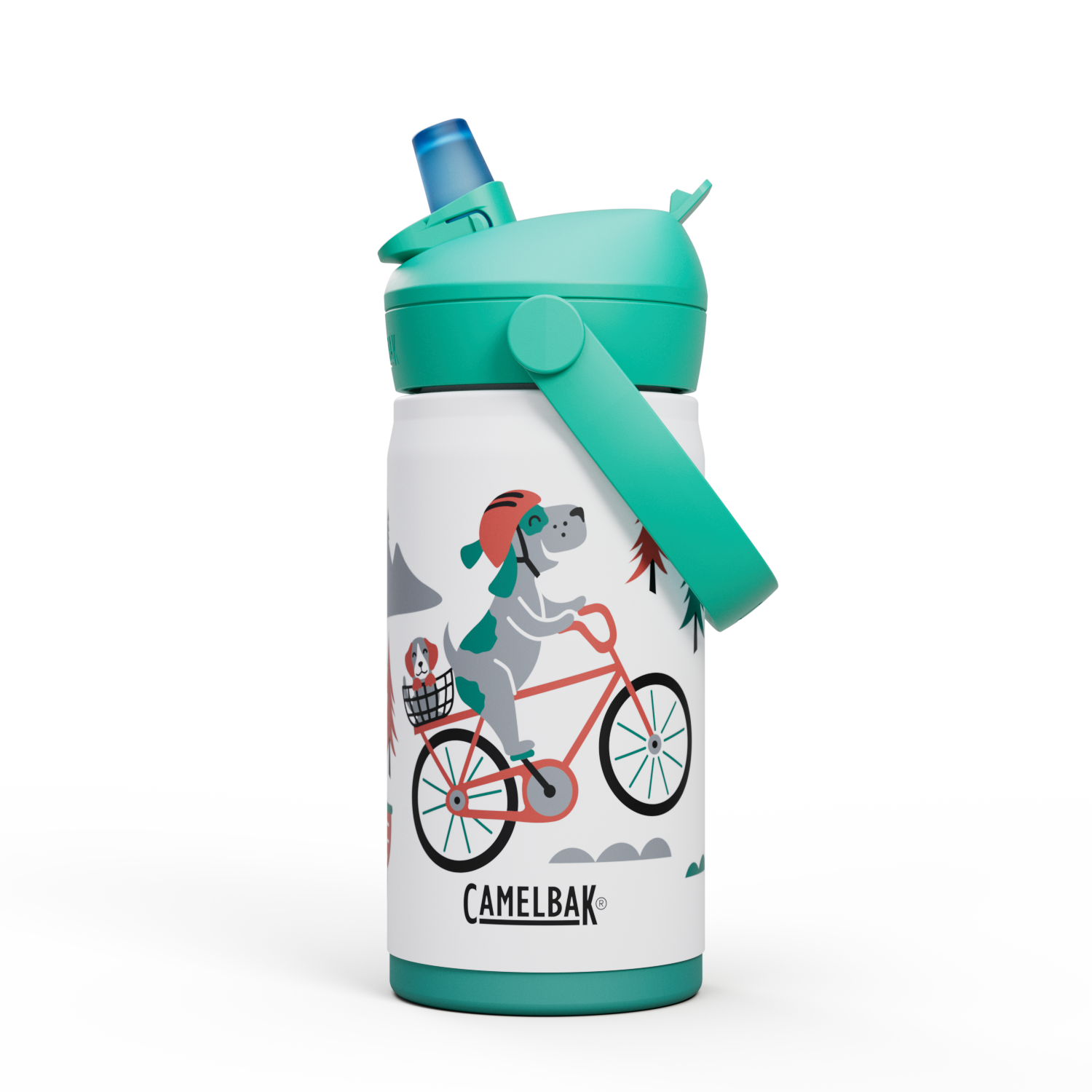 Thrive™ Flip Straw Kids 12oz Bottle, Insulated Stainless Steel Q5 image 1