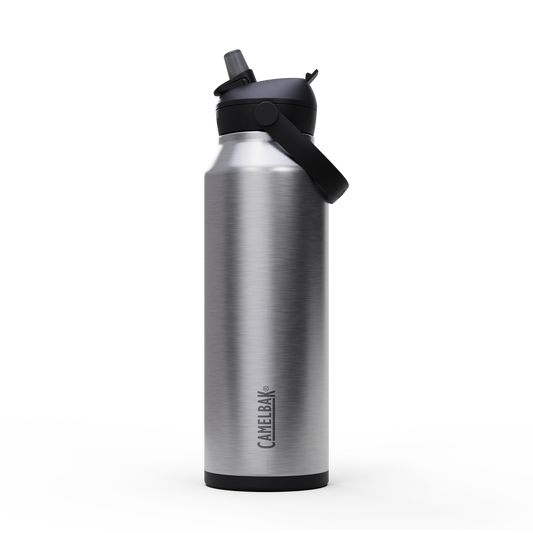 Thrive™ Flip Straw 40oz Bottle, Insulated Stainless Steel E3 image 1